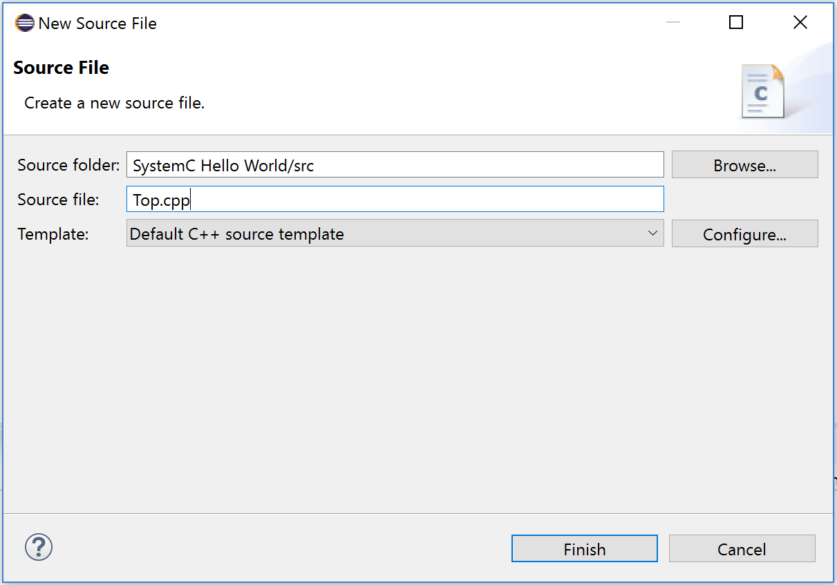 Create a new source file